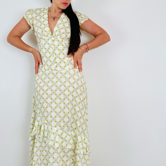 Sandro Mally Floral-Print Midi Dress - Picture 5 of 14